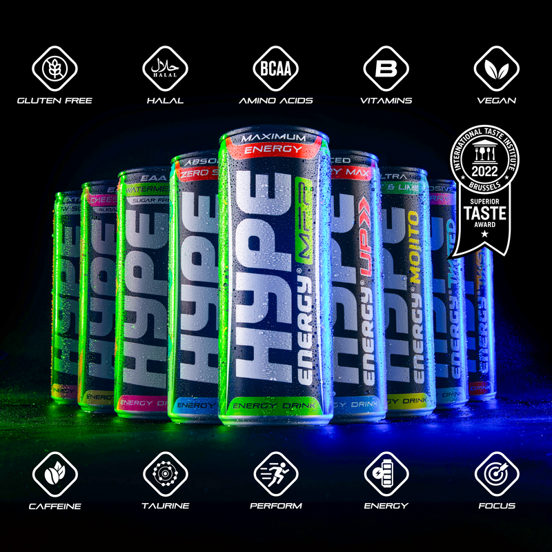 Hype Energy Drinks UK Online Store Launches! Bringing HYPE to your front door!