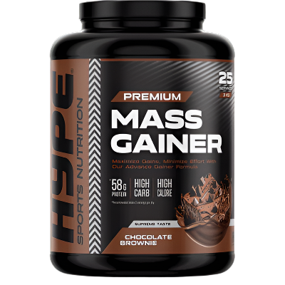 Hype Mass Gainer - 3KG - Chocolate Brownie