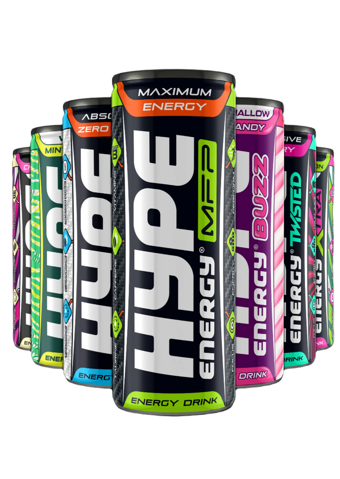 HYPE ENERGY VARIETY PACK 12x250ml - Hype Energy UK