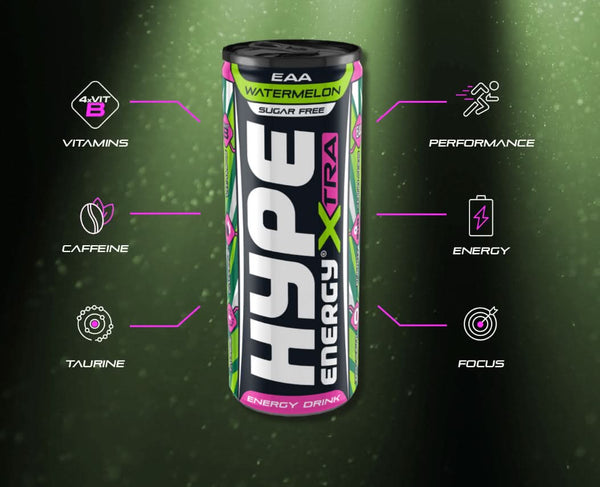 Watermelon ZERO EAA 12x250ml - Hype Energy UK