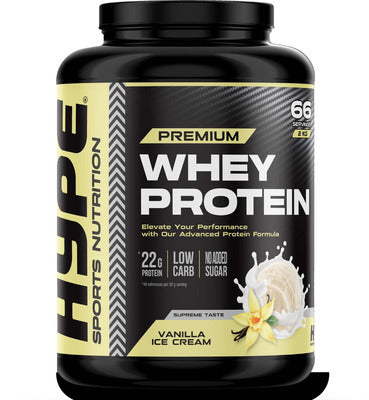 Hype Whey Protein - 2KG - Vanilla Ice Cream