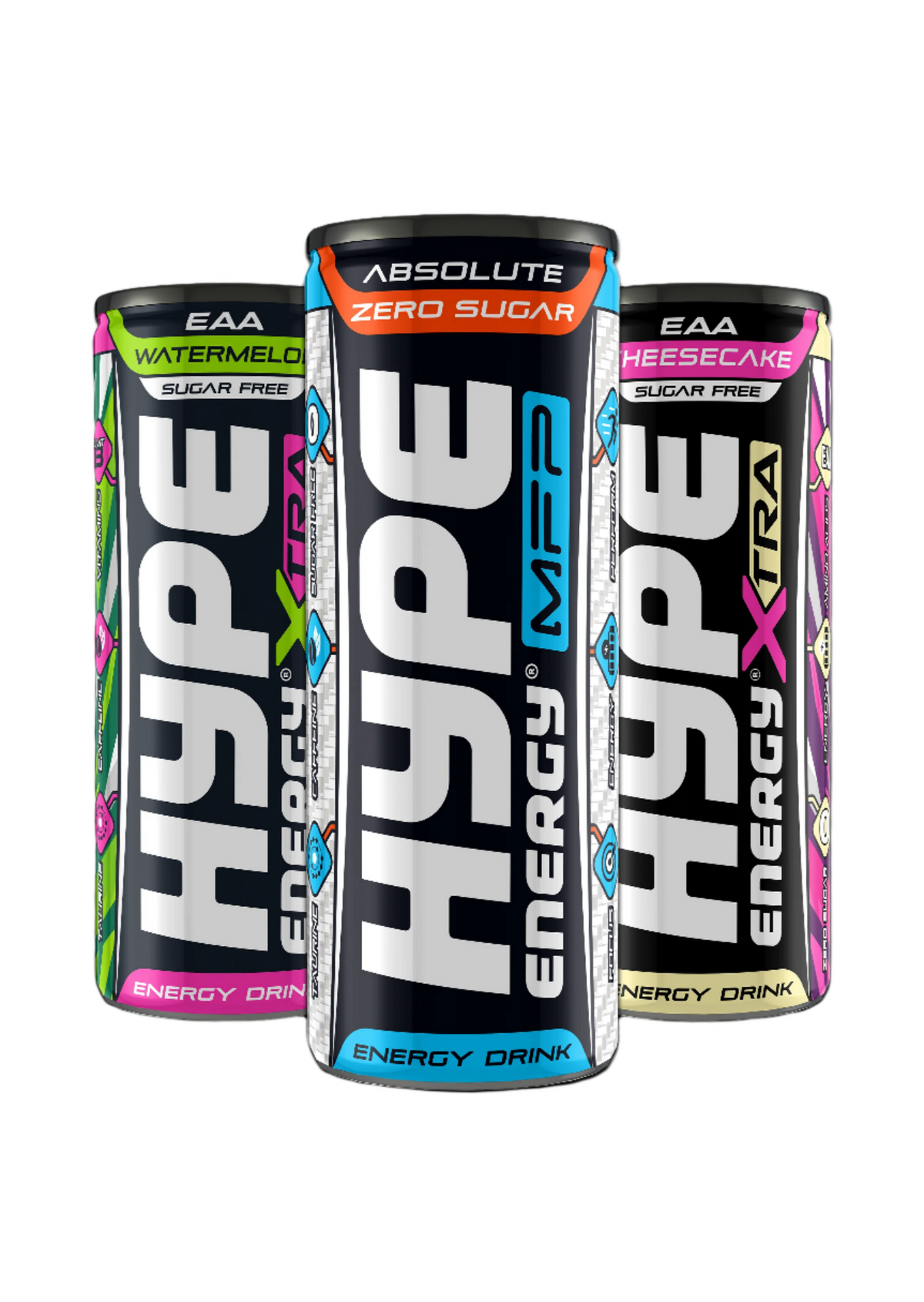 ZERO SUGAR BUNDLE 12x250ml - Hype Energy UK