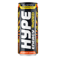 Blasted Tropical Mango & Passionfruit 12x250ml - Hype Energy UK